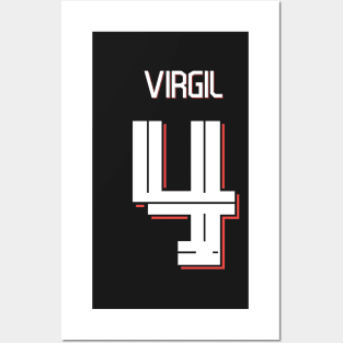 Virgil Van Dijk Liverpool Third Jersey 22/23 Posters and Art